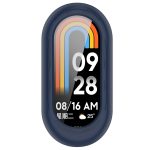 For Xiaomi Mi Band 8 Pure Color Silicone Watch Protective Case(Midnight Blue) - Image 5