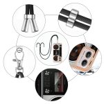 For Motorola Moto G53 / G13 / G23 Electroplating Dual-side IMD Phone Case with Lanyard(Retro Radio) - Image 4