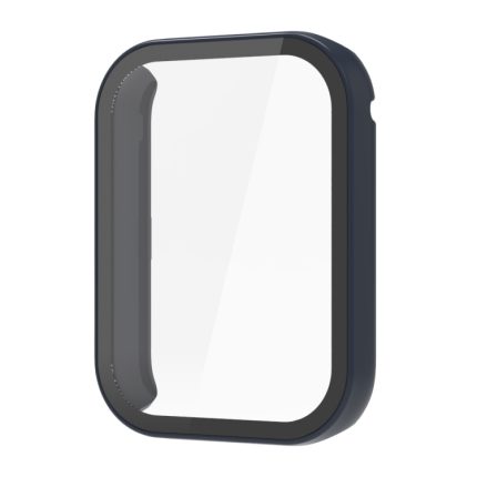 For Xiaomi Mi Band 8 Pro PC + Tempered Film Integrated Watch Protective Case(Midnight Blue)