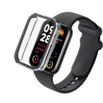 For Xiaomi Mi Band 8 Pro PC + Tempered Film Integrated Watch Protective Case(Midnight Blue) - Image 3