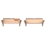 For Redmi Watch 3 Lite / Watch 3 Active 1 Pair Metal Watch Band Connector(Rose Gold) - Image 2