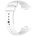 For Xiaomi Mi Band 8 Pro Solid Color Black Buckle Silicone Watch Band(White) - Image 3