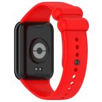 For Xiaomi Mi Band 8 Pro Solid Color Black Buckle Silicone Watch Band(Red) - Image 2