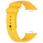 For Xiaomi Mi Band 8 Pro Solid Color Black Buckle Silicone Watch Band(Yellow) - Image 3
