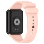 For Xiaomi Mi Band 8 Pro Solid Color Black Buckle Silicone Watch Band(Light Pink) - Image 2