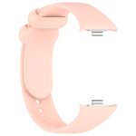 For Xiaomi Mi Band 8 Pro Solid Color Black Buckle Silicone Watch Band(Light Pink) - Image 4