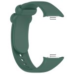 For Xiaomi Mi Band 8 Pro Solid Color Black Buckle Silicone Watch Band(Dark Green) - Image 4