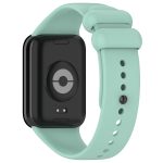 For Xiaomi Mi Band 8 Pro Solid Color Black Buckle Silicone Watch Band(Teal) - Image 2