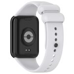For Xiaomi Mi Band 8 Pro Solid Color Black Buckle Silicone Watch Band(Light Grey) - Image 2