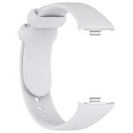 For Xiaomi Mi Band 8 Pro Solid Color Black Buckle Silicone Watch Band(Light Grey) - Image 4