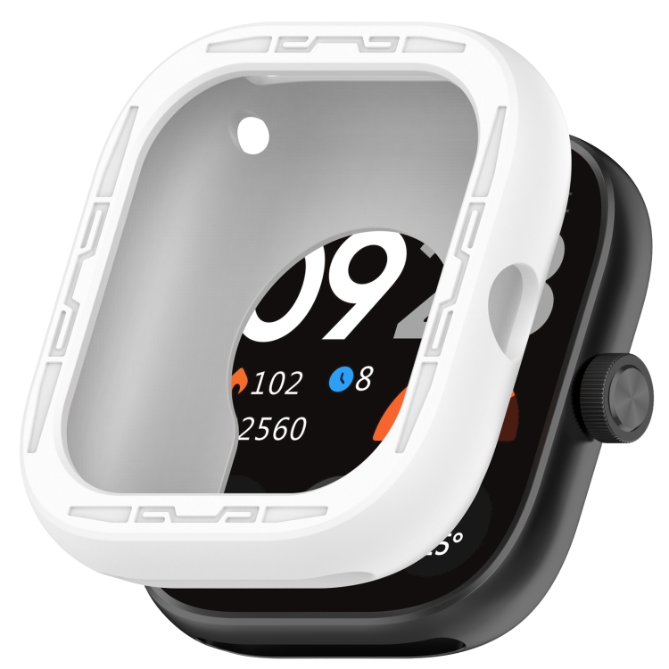 EDA006052201A For Redmi Watch 4 Silicone Smart Watch Protective Case(White) - Image 1