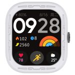 For Redmi Watch 4 Silicone Smart Watch Protective Case(Coconut Ash) - Image 4