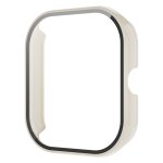 For Redmi Watch 4 PC + Tempered Glass Integrated Watch Protective Case(Ivory White) - Image 2