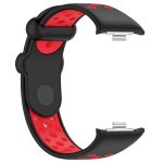 For Redmi Watch 4 Two Color Silicone Sports Watch Band(Black Red) - Image 3
