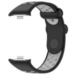 For Redmi Watch 4 Two Color Silicone Sports Watch Band(Black Grey) - Image 5