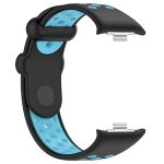 For Redmi Watch 4 Two Color Silicone Sports Watch Band(Black Blue) - Image 3