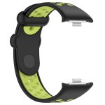 For Redmi Watch 4 Two Color Silicone Sports Watch Band(Black Lime) - Image 3
