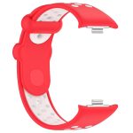 For Redmi Watch 4 Two Color Silicone Sports Watch Band(Red White) - Image 3