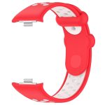 For Redmi Watch 4 Two Color Silicone Sports Watch Band(Red White) - Image 5