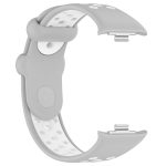 For Redmi Watch 4 Two Color Silicone Sports Watch Band(Grey White) - Image 3