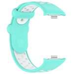 For Redmi Watch 4 Two Color Silicone Sports Watch Band(Teal White) - Image 3