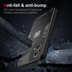 For Motorola Moto G53 2 in 1 Shockproof Phone Case(Black) - Image 3