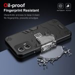 For Motorola Moto G53 2 in 1 Shockproof Phone Case(Black) - Image 4