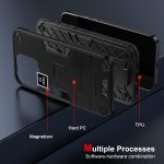 For Motorola Moto G53 2 in 1 Shockproof Phone Case(Black) - Image 5