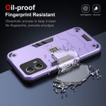 For Motorola Moto G53 2 in 1 Shockproof Phone Case(Purple) - Image 4