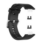 For Huawei Watch Fit TIA-B09 Silicone Watch Band(Black) - Image 4