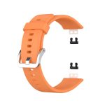 For Huawei Watch Fit TIA-B09 Silicone Watch Band(orange) - Image 2