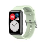 For Huawei Watch Fit TIA-B09 Silicone Watch Band(green)