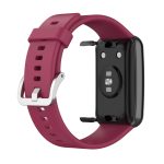 For Huawei Watch Fit TIA-B09 Silicone Watch Band(wine red) - Image 3