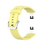 For Huawei Watch Fit TIA-B09 Silicone Watch Band(yellow) - Image 2