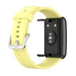 For Huawei Watch Fit TIA-B09 Silicone Watch Band(yellow) - Image 3