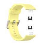 For Huawei Watch Fit TIA-B09 Silicone Watch Band(yellow) - Image 4