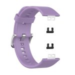 For Huawei Watch Fit TIA-B09 Silicone Watch Band(light purple) - Image 4