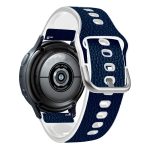 Για Huawei Watch GT Runner / Watch GT 3 46mm   Για Huawei Watch GT 3 42mm / Watch GT 2 42mm TPU +Lychee Pattern Δερμάτινο λουράκι ρολογιού (Μπλε) - Image 2