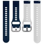 Για Huawei Watch GT Runner / Watch GT 3 46mm   Για Huawei Watch GT 3 42mm / Watch GT 2 42mm TPU +Lychee Pattern Δερμάτινο λουράκι ρολογιού (Μπλε) - Image 3