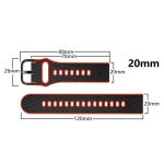 For Amazfit GTS 2 Checkered Silicone Watch Band(Amy green) - Image 2