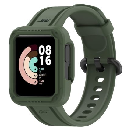 For Xiaomi Redmi Watch 2 Lite Silicone Solid Color Watch Band(Dark Green)
