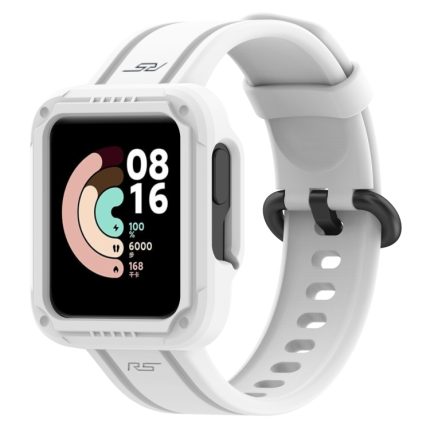 For Xiaomi Redmi Watch 2 Lite Silicone Solid Color Watch Band(White)