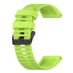For Garmin Fenix 7X 26mm Horizontal Texture Silicone Watch Band with Removal Tool(Lime Green) - Image 5