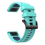 For Garmin Enduro 2 26mm Two-Color Sports Silicone Watch Band(Mint Green + Blue) - Image 8