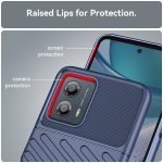 For Motorola Moto G53 5G Thunderbolt Shockproof TPU Protective Soft Phone Case(Blue) - Image 5