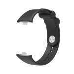 For Xiaomi Mi Band 8 Pro Solid Color Reverse Buckle Silicone Watch Band(Black) - Image 2