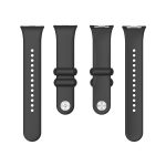 For Xiaomi Mi Band 8 Pro Solid Color Reverse Buckle Silicone Watch Band(Black) - Image 4