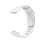 For Xiaomi Mi Band 8 Pro Solid Color Reverse Buckle Silicone Watch Band(White) - Image 2