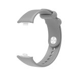 For Xiaomi Mi Band 8 Pro Solid Color Reverse Buckle Silicone Watch Band(Gray) - Image 2