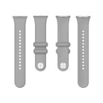 For Xiaomi Mi Band 8 Pro Solid Color Reverse Buckle Silicone Watch Band(Gray) - Image 4